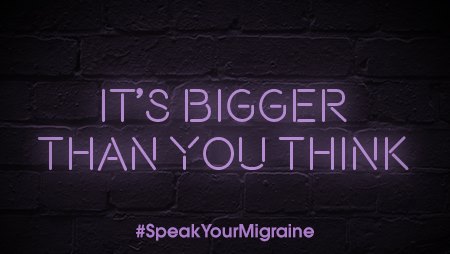 #speakyourmigraine
